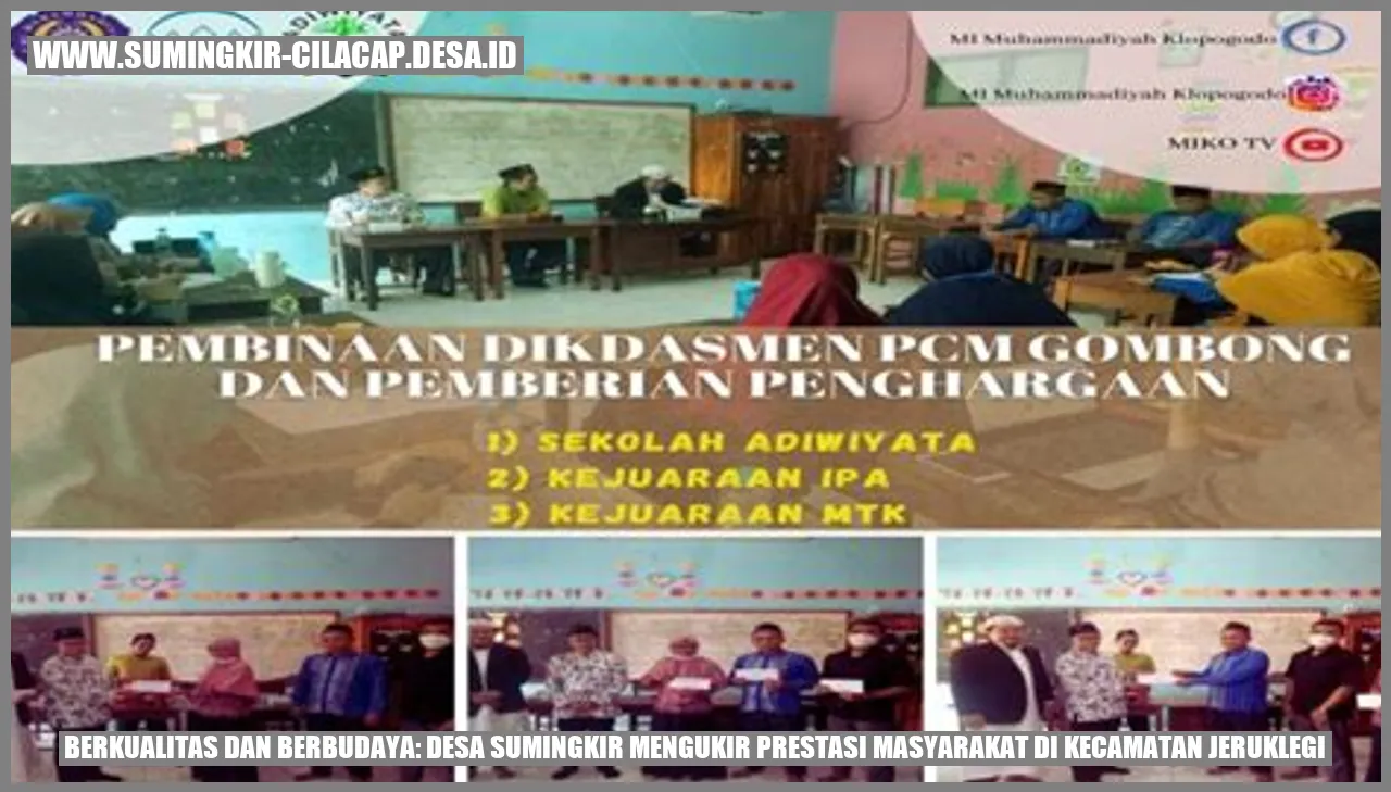 Berkualitas dan Berbudaya: Desa Sumingkir Mengukir Prestasi Masyarakat di Kecamatan Jeruklegi
