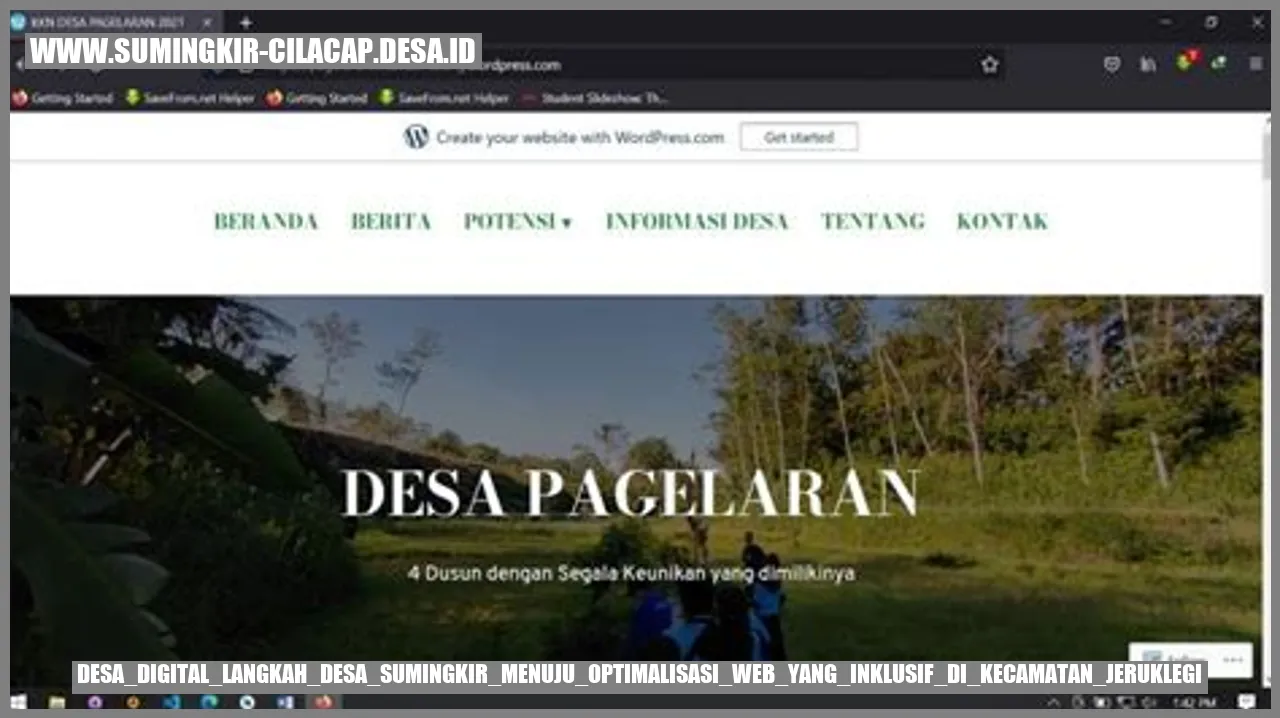 Desa Digital: Langkah Desa Sumingkir Menuju Optimalisasi Web yang Inklusif di Kecamatan Jeruklegi