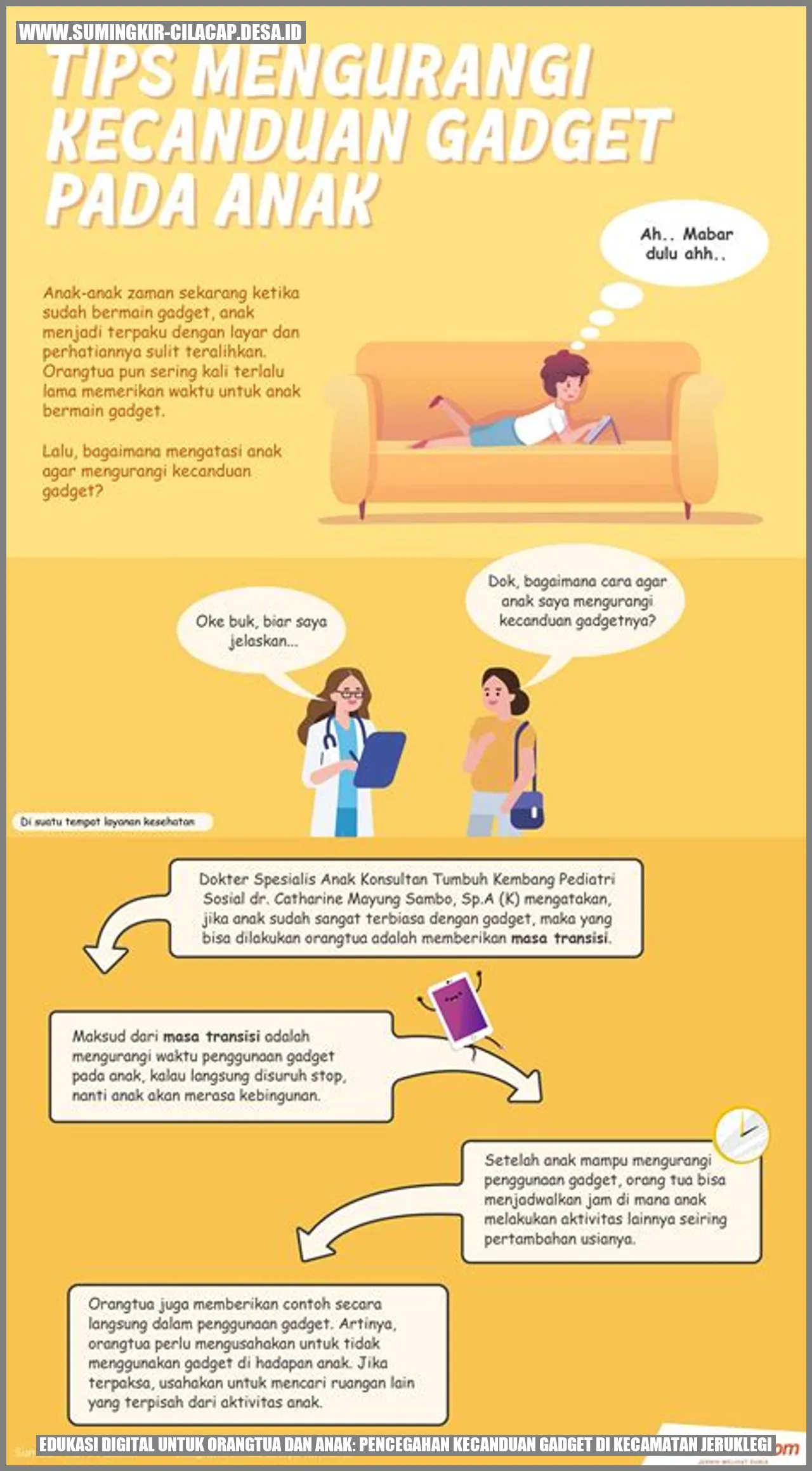 Edukasi Digital untuk Orangtua dan Anak: Pencegahan Kecanduan Gadget di Kecamatan Jeruklegi