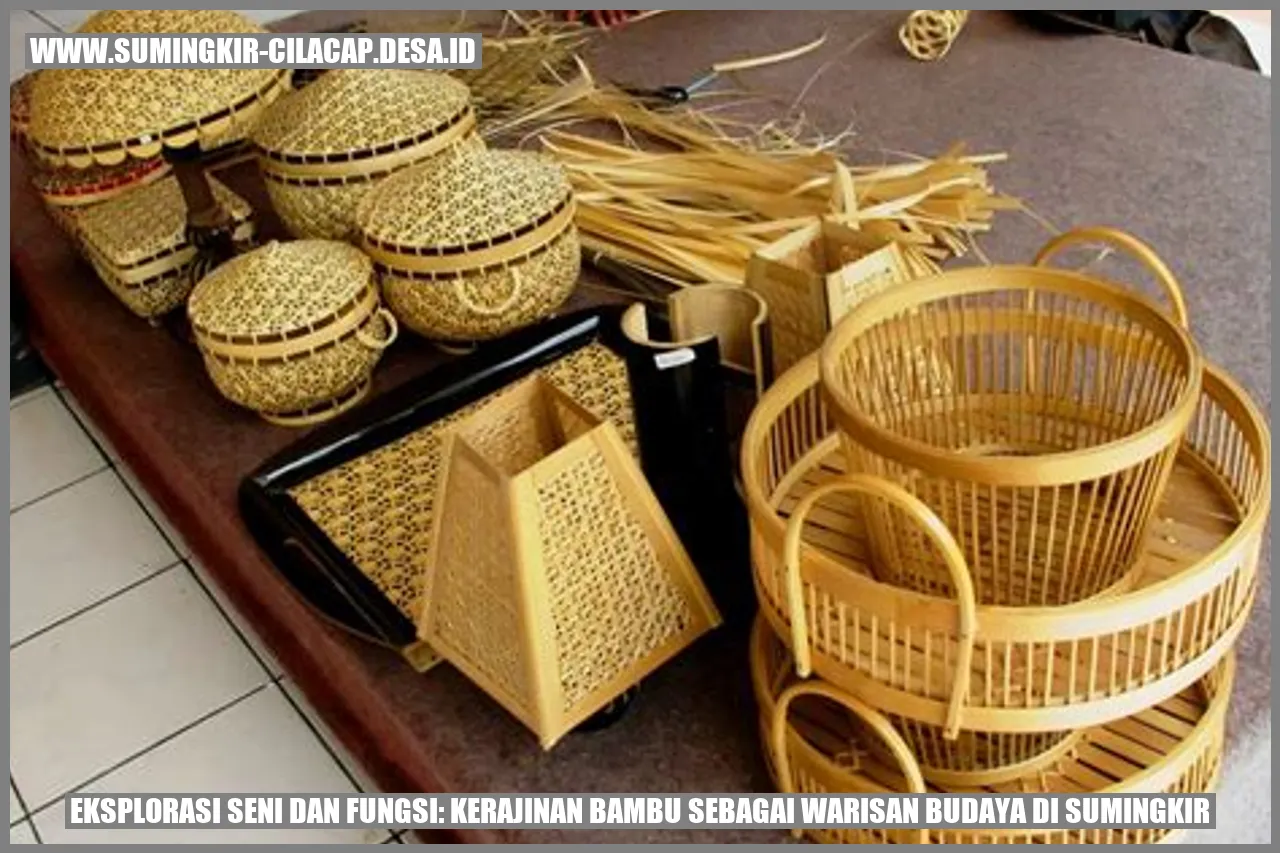 Gambar Kerajinan Bambu