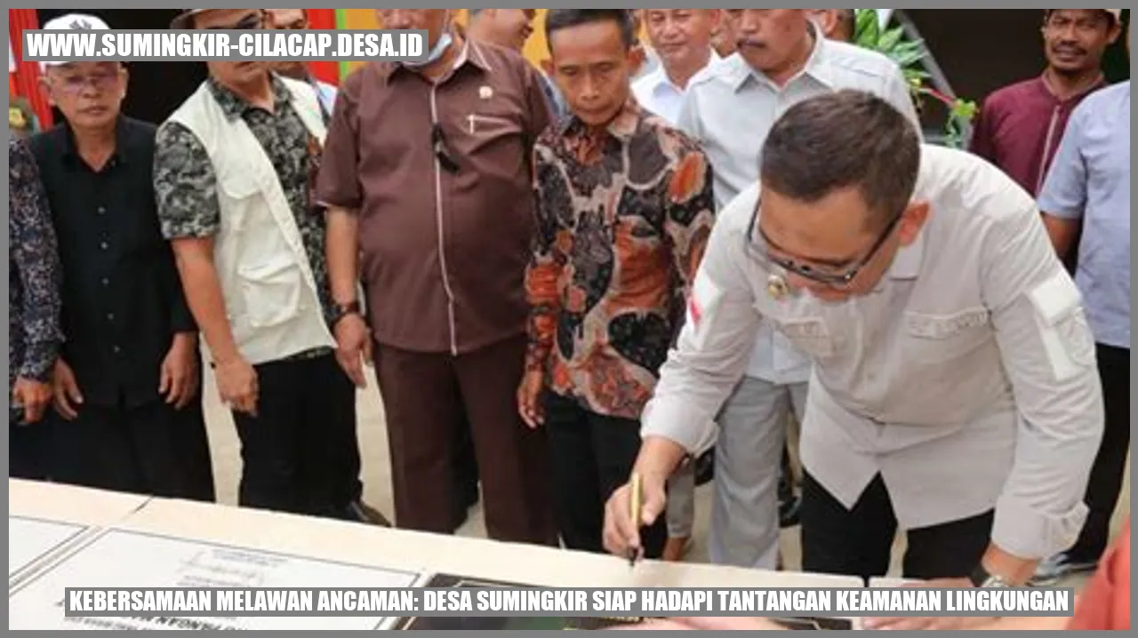 Kebesamaan Melawan Ancaman: Desa Sumingkir Siap Hadapi Tantangan Keamanan Lingkungan