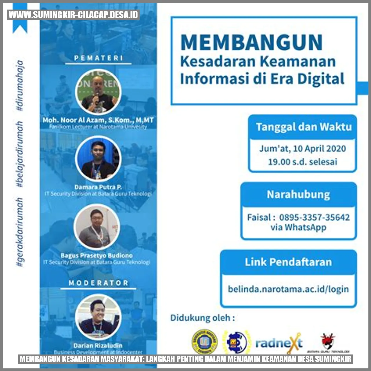 Membangun Kesadaran Masyarakat: Langkah Penting dalam Menjamin Keamanan Desa Sumingkir