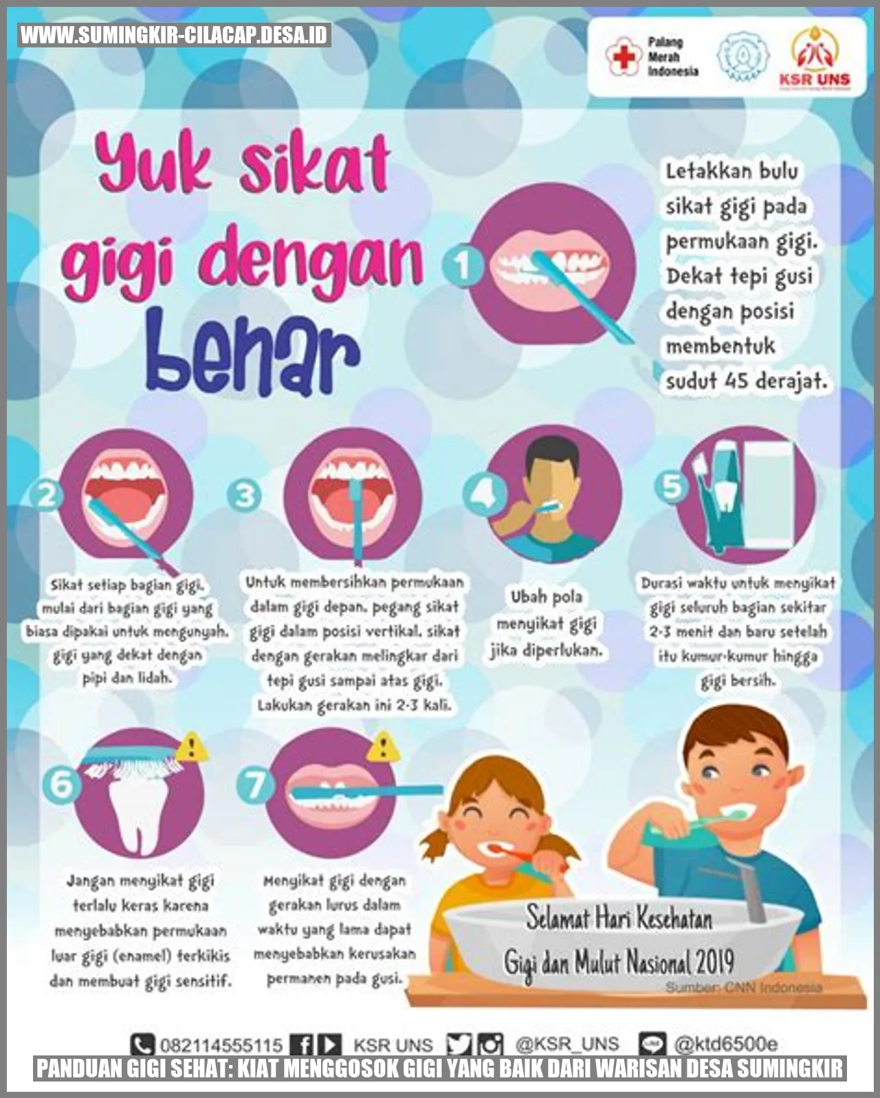Panduan Gigi Sehat: Kiat Menggosok Gigi yang Baik dari Warisan Desa Sumingkir
