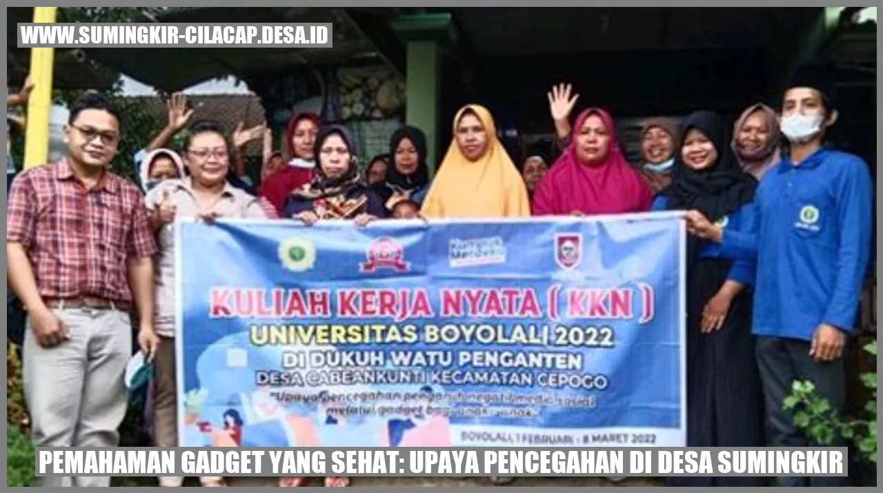 Pemahaman Gadget yang Sehat: Upaya Pencegahan di Desa Sumingkir