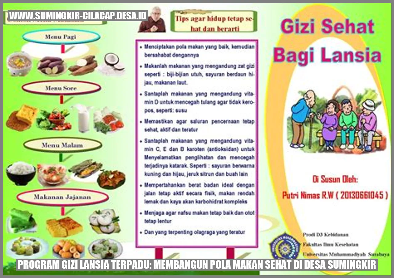 Program Gizi Lansia Terpadu: Membangun Pola Makan Sehat di Desa Sumingkir