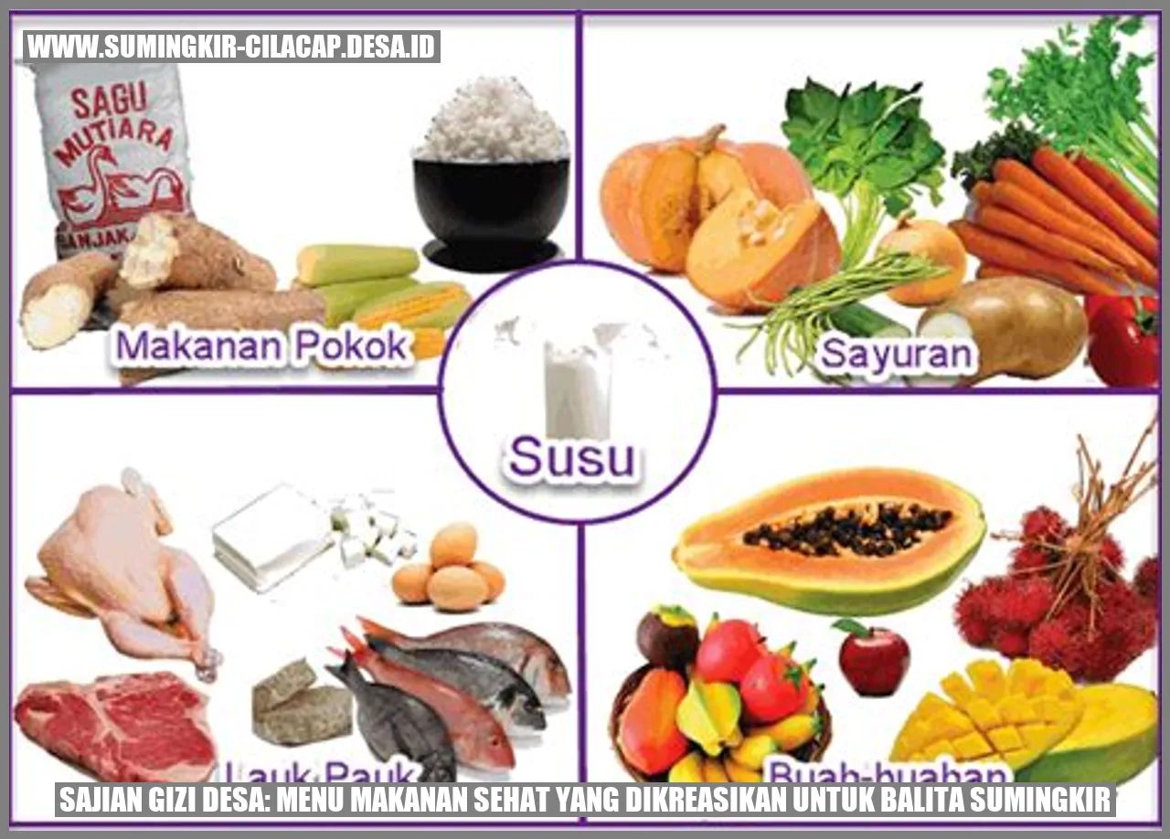 Sajian Gizi Desa: Menu Makanan Sehat yang Dikreasikan untuk Balita Sumingkir