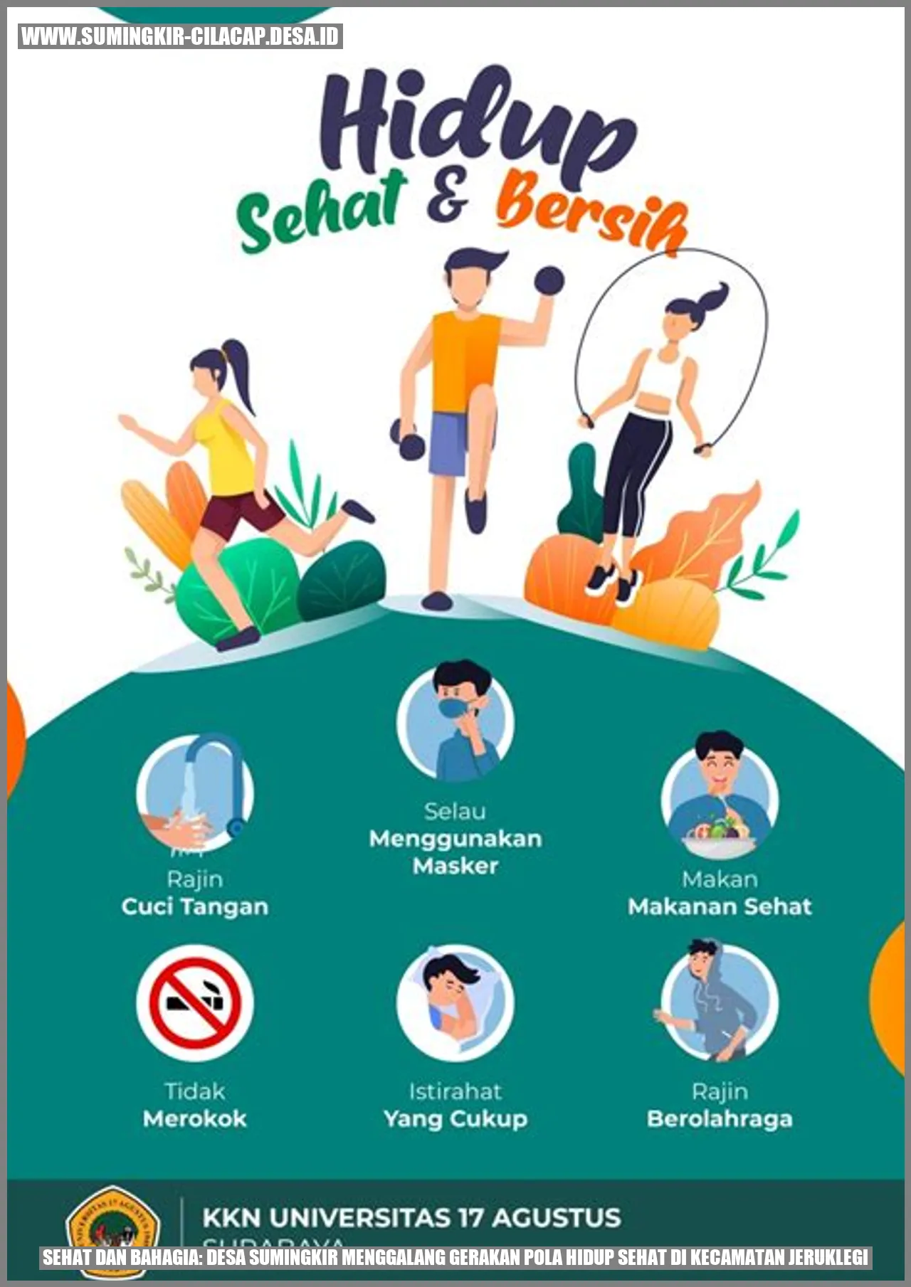 Desa Sumingkir Menggalang Gerakan Pola Hidup Sehat