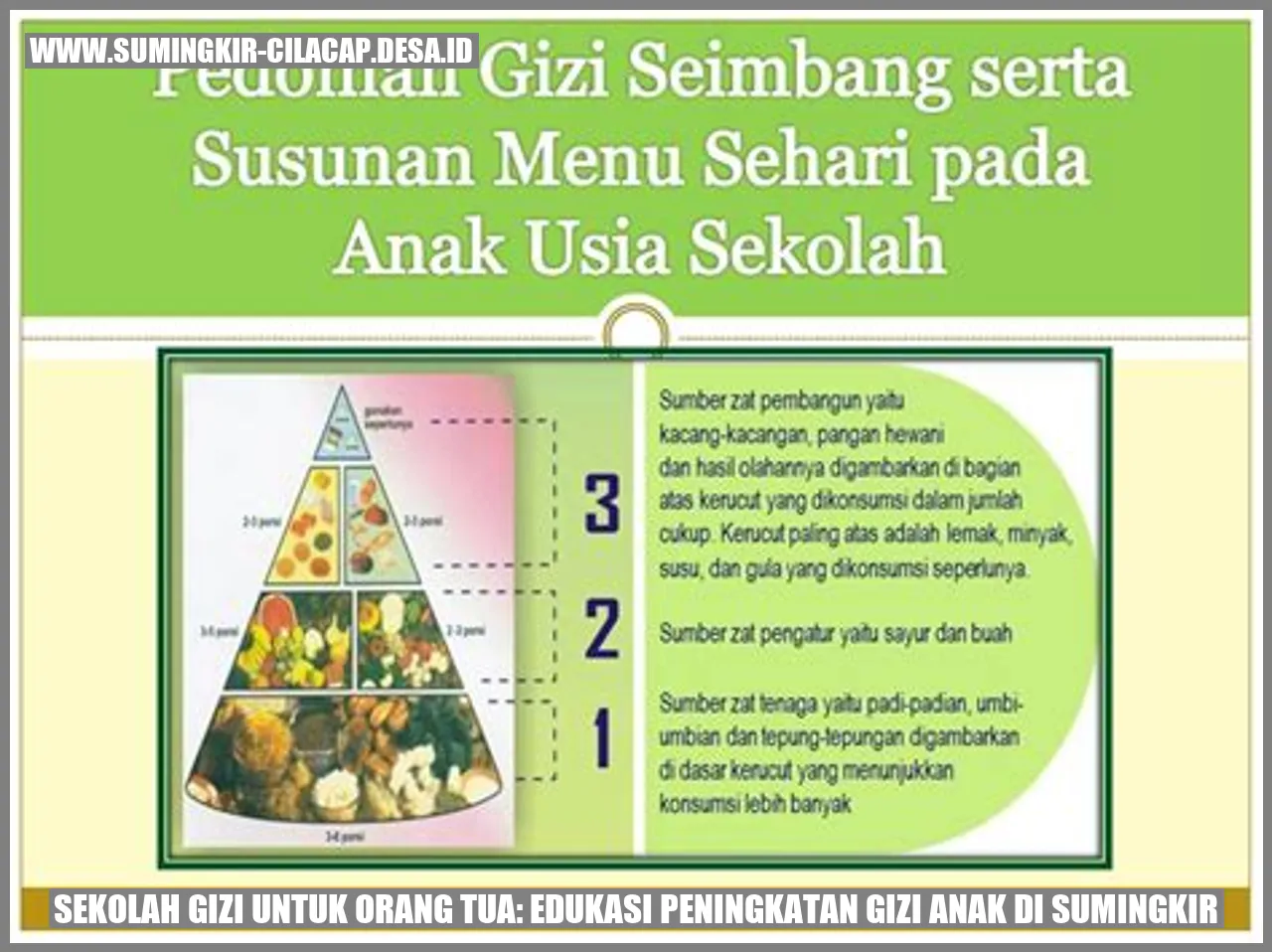 Sekolah Gizi untuk Orang Tua: Edukasi Peningkatan Gizi Anak di Sumingkir